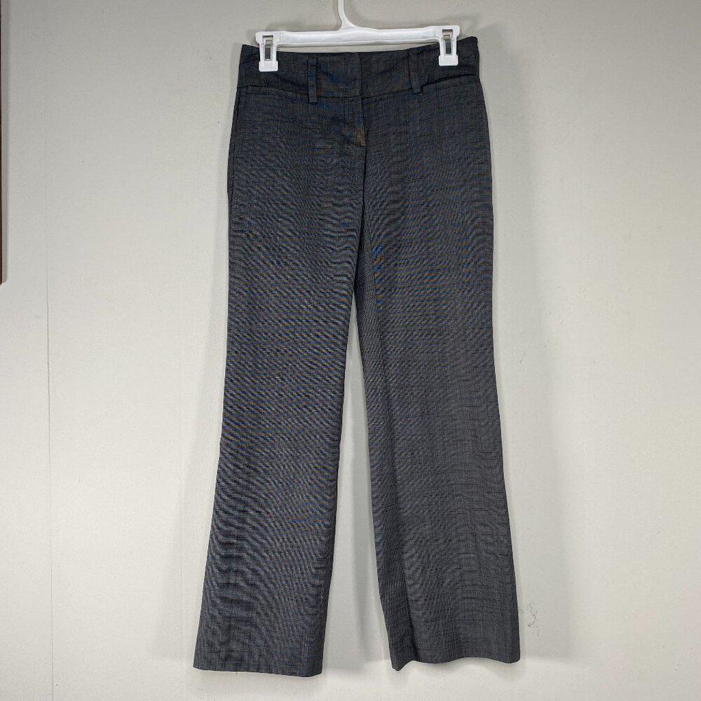 New York Company PETITE Dress Pants Men's 0P Low Rise Gray Business Office
